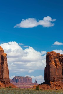 Rock formation in Monument valley
