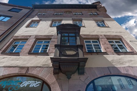 Historic choir on a residential building