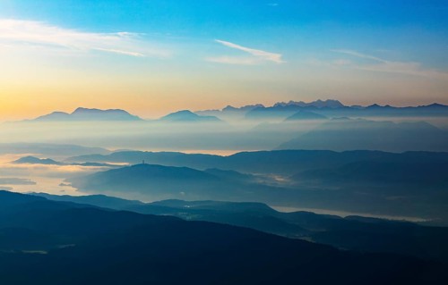 Mountain silhouette