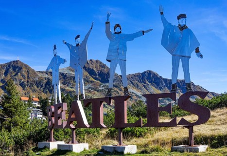 Beatles Monument in Obertauern