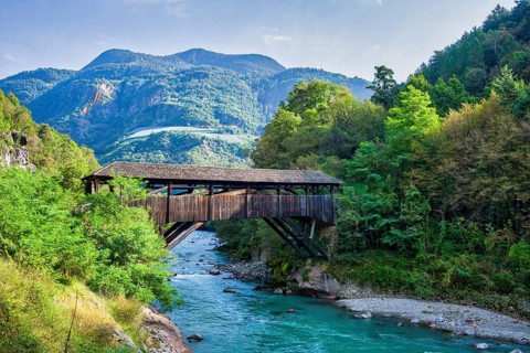Toerggele bridge over the Eisack