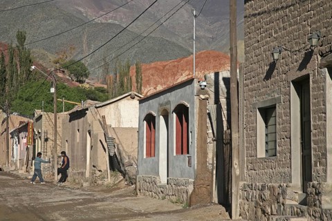 Street in the village Purmamarca