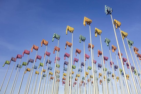 Artwork Le vent souffle ou il veut by artist Daniel Buren