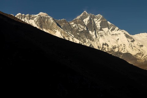 It is Lhotse in the middle of the photo