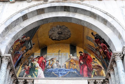 Mosaic of the Front Facade of the Basilica di San Marco