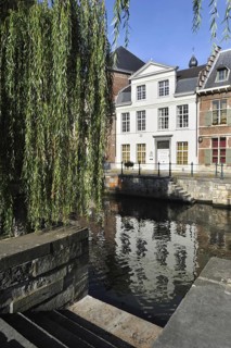 Weeping willows at the Lievekaai