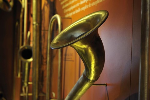 Musical instruments in the museum