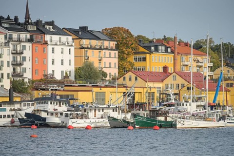 Alberget neighbourhood on the Djurgarden peninsula
