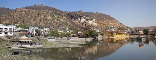 View over the old town Bundi