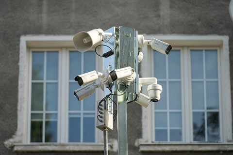 Surveillance cameras in the Old Town