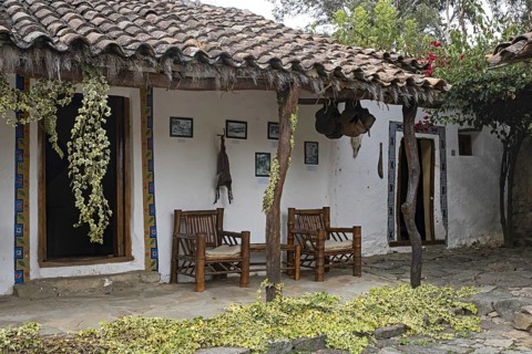 Hostel in the former telegraph office where the order came to execute Che Guevara was held prisoner in the village La Higuera