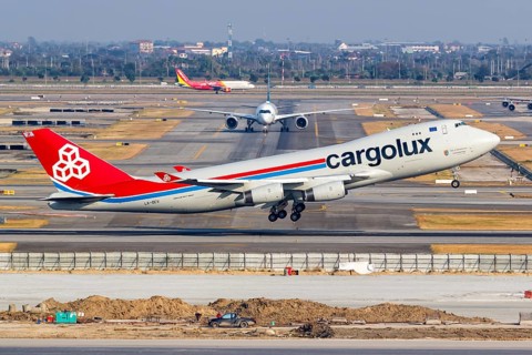 A Cargolux Boeing 747-400F