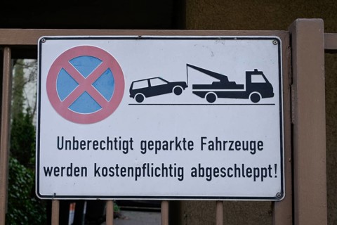 Keep driveway exit clear