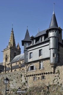 House on the ramparts at Granville