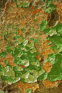 Old painted concrete