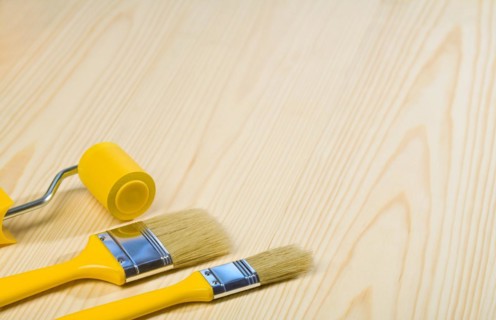 Copyspace brush and paint roller