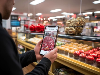 Purchasing and control with your cell phone while shopping