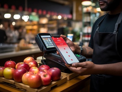 Purchasing and control with your cell phone while shopping
