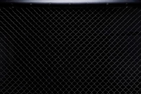 Image of an octagon. Concept of boxing