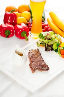 Juicy BBQ grilled rib eye