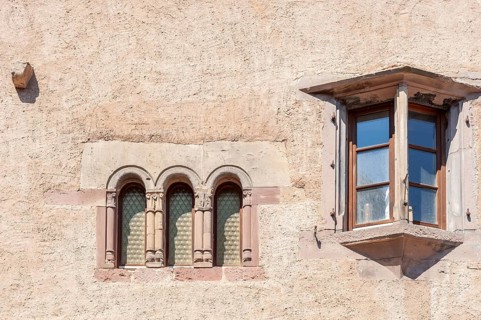 Window on the Romanesque House Maison Romane