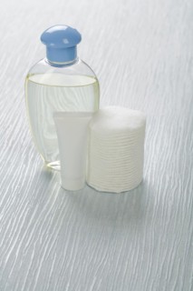 Bottle tube and cotton pads