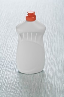 A cleaning agent on a blue background