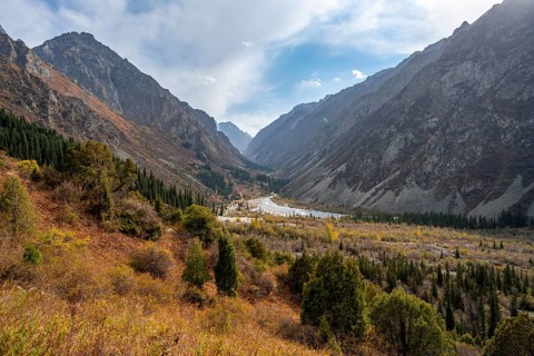View of the Ala Archa valley