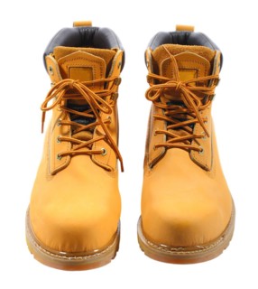 Front view of the working boots