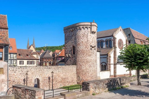 Historic city centre with city wall