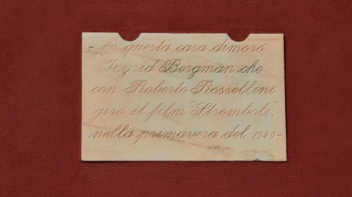 Red house wall