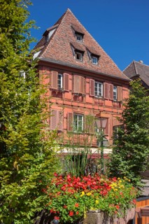 Half-timbered house in the historic old town