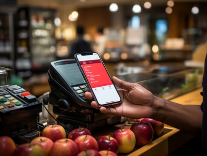 Purchasing and control with your cell phone while shopping