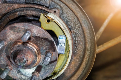 Repair of a parking brake