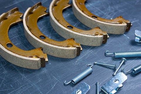 Hand parking brake pad replacement concept