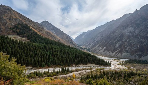 View into the Ala Archa valley