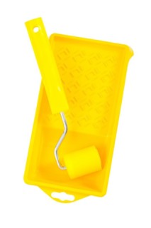 Paint roller and colour box