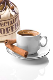 Coffee cup and bag