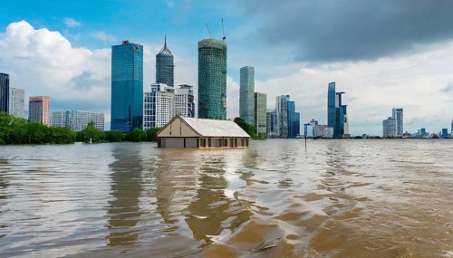 Symbolic image. Climate change