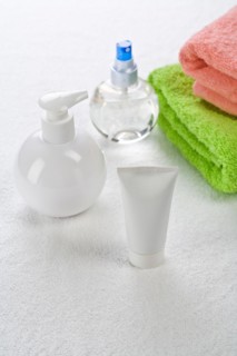 Composition for bathing on the towel