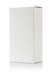A white paper box insulates