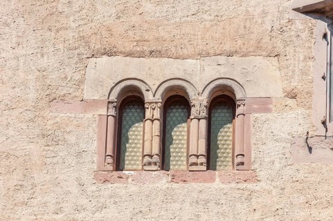 Window on the Romanesque House Maison Romane