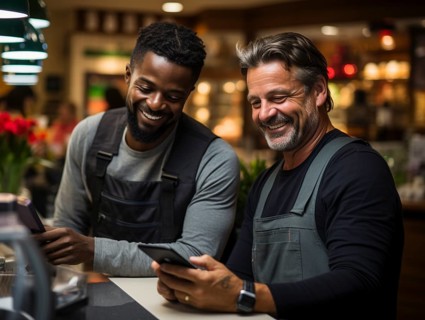 Purchasing and control with your cell phone while shopping
