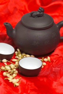Jasmine tea dry flowers