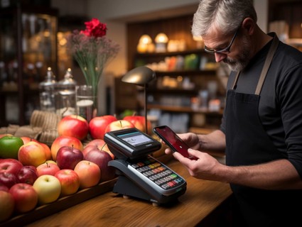Purchasing and control with your cell phone while shopping