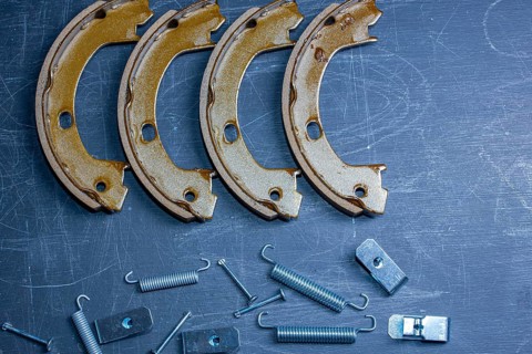 Hand parking brake pad replacement concept