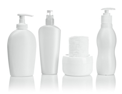 Isolated collection of toiletries