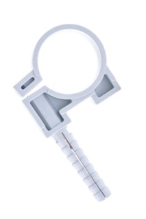 Fastening element for insulated pipes