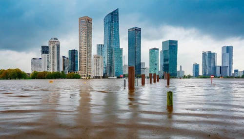 Symbolic image. Climate change