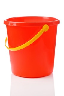 Red bucket